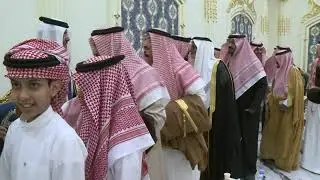 حفل الشاعر محمد بن غازي الشيباني بمناسبة زواج ابنه غازي محمد غازي الشيباني