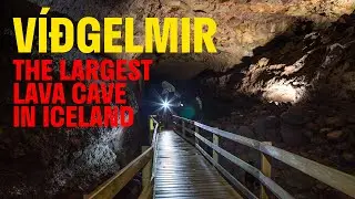 V&iacute;&eth;gelmir - the largest lava cave in Iceland