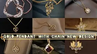 gold pendant with chain new design for womens & girls || a very beautiful Designes of locket & chain