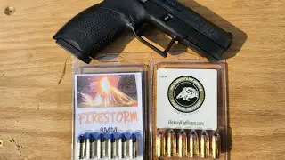 Взрывающиеся 9-мм патроны &mdash; испытания Firestorm против Hickoryflat Boars &mdash; выстрел из CZ P10C
