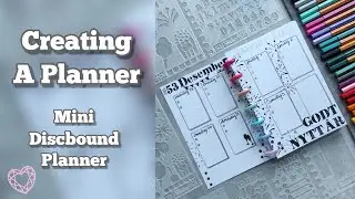 Creating a Discbound Bullet Journal Planner with Planner Stencils from Plan With StudioB16
