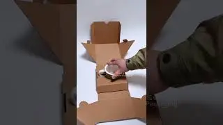 Triangular mug packaging design paper box #packagingdesign #sustainableproducts #minecraft