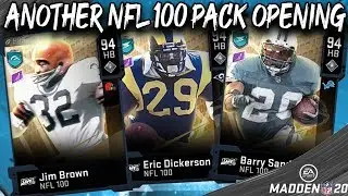ANOTHER NFL 100 PACK OPENING! I NEED TO GET THEM ALL! [MADDEN 20 ULTIMATE TEAM]