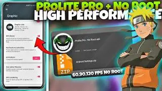 Prolite Pro No Root | 60&ndash;120 FPS Gaming Performance Boost 2026