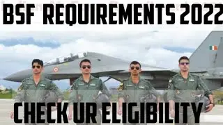 Bsf job requirement 2022 |border security force jobs requirement 2022