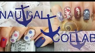 Nautical Nail Art Collaboration With Dolfanchicknails