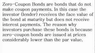 Zero-Coupon Bond - What is the Definition? - Financial Dictionary by Subjectmoney.com