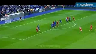 Coutinho freekick against leicester