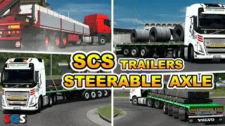 |ETS2 1.50| SCS Trailers Steerable Axle by Sigouss