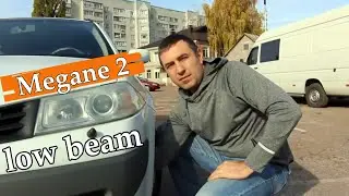 The Anatomy of Replacing a Low Beam Headlight Bulb on a Renault Megane 2