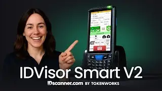 IDVisor Smart V2: Compact Handheld ID Scanner with Fake ID Detection