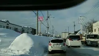 0131 恵庭から南幌まで　路面は良くないです