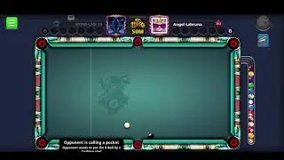 8 ball  pool trickshot on the best account