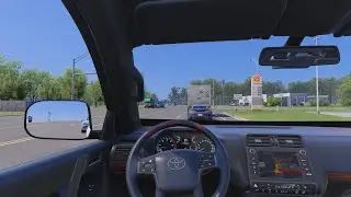 Toyota Land Cruiser Prado J150 - American Truck Simulator - Fast Driving [Steering Wheel Gameplay]