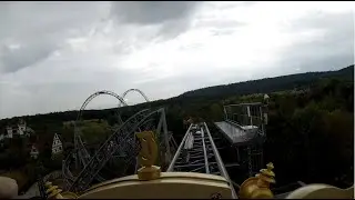 Katapultachterbahn Karacho { Onride / POV } [ Cleebronn Erlebnispark Tripsdrill 2020 ]
