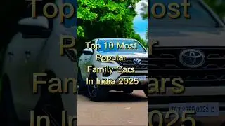 Top 10 most popular family cars in India 2025#top #cars #car #mahindrathar #familycar #xuv700#shorts