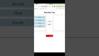 🚀Transfer List -React Interview Challenge #26 -Machine Coding Round 