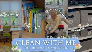KIDS ROOM MAKEOVER 👦🏼I Clean with me 🧼I Ich organisiere das Kinderzimmer neu ✌️