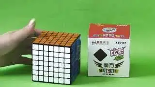 Shengshou 7x7 7 5cm Speed Cube Black Magic Puzzle Unboxing Review