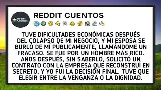 Mi esposa me humilló por estar en la ruina, hasta que descubrió a qué empresa había arruinado.