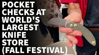 Pocket Checks at World's Largest Knife Store's Fall Festival