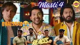 Mastiii 4 - Official Trailer| Riteish Deshmukh | Vivek Oberoi || Reaction Video || QCREACTS