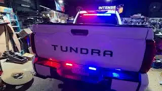 ILMODS- 2025 Toyota Tundra with @FeniexIndustries Emergency Lights Red Blur & White, Cruise Flood Q3