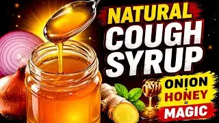 Homemade Natural Cough Syrup/Onion 🧅 Sugar, Ginger& Honey 🍯 Recipe,#homemadecoughsyrup#naturalremedy
