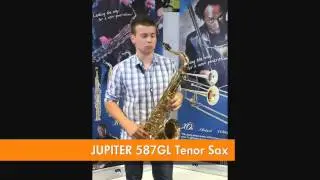 JUPITER 587GL Tenor Saxophone Demo with Jake Barden