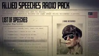 Hearts of Iron IV: Allied Speeches Music: MacArthur - Today The Guns Are Silent