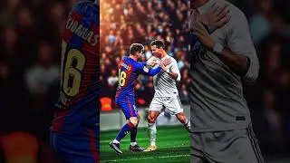 Messi ronaldo walk through with the photo