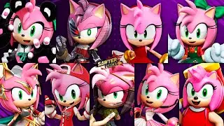 AMY VERSE - ALL AMY CHARACTERS Gameplay - Sonic Forces Speed Battle