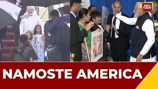 Prime Minister Narendra Modi Has Arrived In Washington Dc And Interacted With Kids | Watch