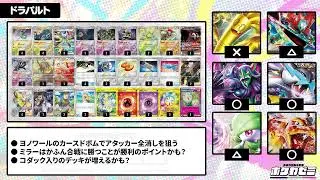 【ポケカ解説】大会前必修です！環境デッキ解説&相性表【CL横浜】