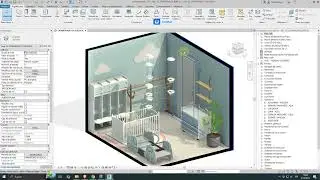 PROYECTO REVIT DORMITORIOS BEBE