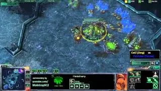 PainUser vs CatZ Game 1 on Xel'Naga Caverns (Part 1)