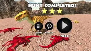 Best Dino Games - Hungry Raptor Desert Dinosaur Hunt Android Gameplay Real Dinosaurs Videos