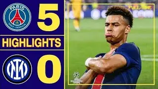 PSG Vs inter 5-0 - Highlights - All goals & UEFA champions League final 2025