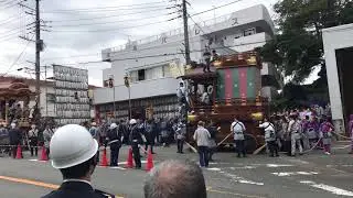 平成30年富士宮まつり秋宮 磐穂木の花×磐穂悪王子競り合い