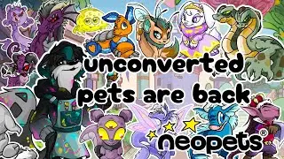 uc neopets are back... and i have (positive) thoughts about it + getting unreleased pets