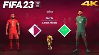 FIFA 23 - Qatar vs. Saudi Arabia - FIFA World Cup Qatar Final | PS5&trade; Gameplay [4K 60FPS] Next Gen