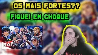(MAIS FORTES QUE OS KIZUKI?) REAGINDO ao RAP DOS HASHIRAS (WLO) [REACT] *NaiReact