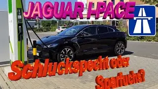 Autobahn-Verbrauch JAGUAR I-PACE bei 100 km/h bzw. 130 km/h! Schluckspecht oder Sparfuchs? 😁