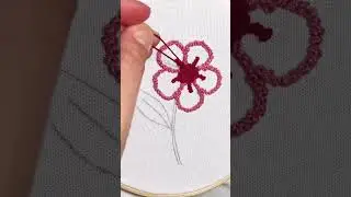 French Knot Flower Embroidery Designs