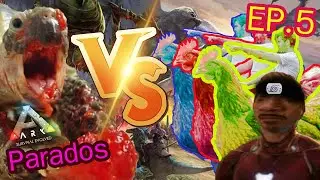 Ark Survival Evolved - MOD Parados #5 | รวมพลังล้มเทพเต่าแห่งป่าไม้