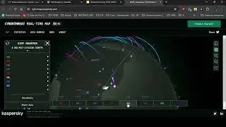 Kaspersky Cyberthreat Map - 09/06/2024