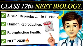 Class 12th Biology super fast Revision 🔥😉 l NEET 2026 l NCERT based Short Notes l NTA NEET 2026