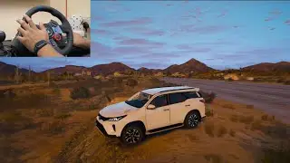 FORTUNER LEGENDER 🔥 | GTA 5 Mod | Steering Wheel [OFFROAD] | GamersAAO