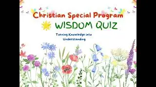 #Christian special program##bible quiz#