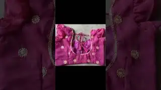 Heavy work wale blouse design #anchal designer#ternding back neck design and frill baju #viral